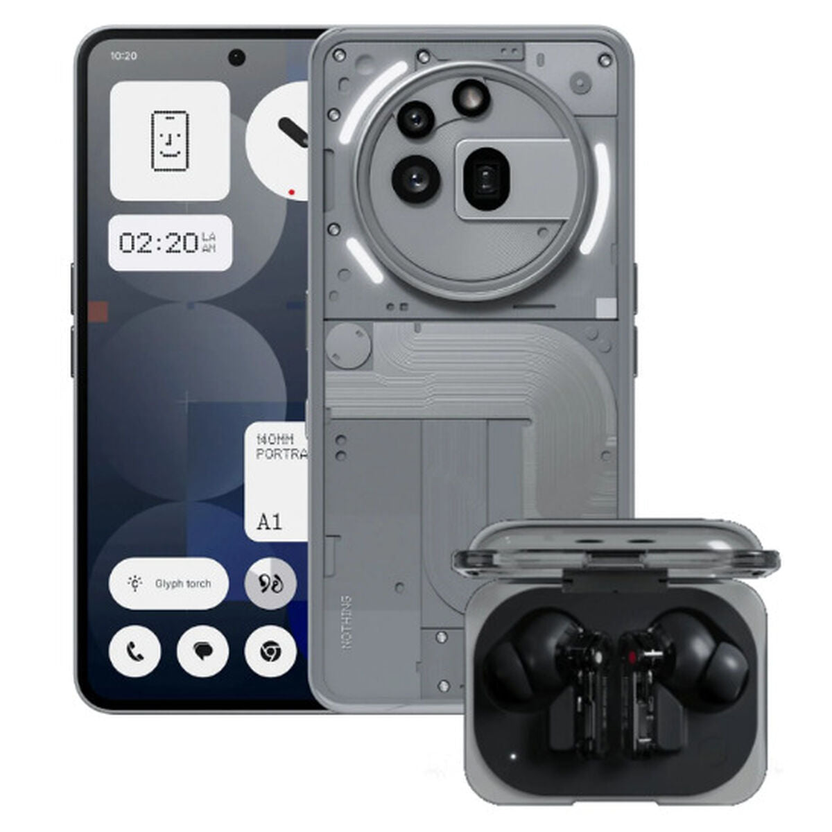 Smartphone Nothing A10400167-BUNDLE 12 GB RAM 256 GB White Grey-0