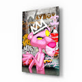 The Pink Panther's City States Glass Wall Art || Designer Collection-0