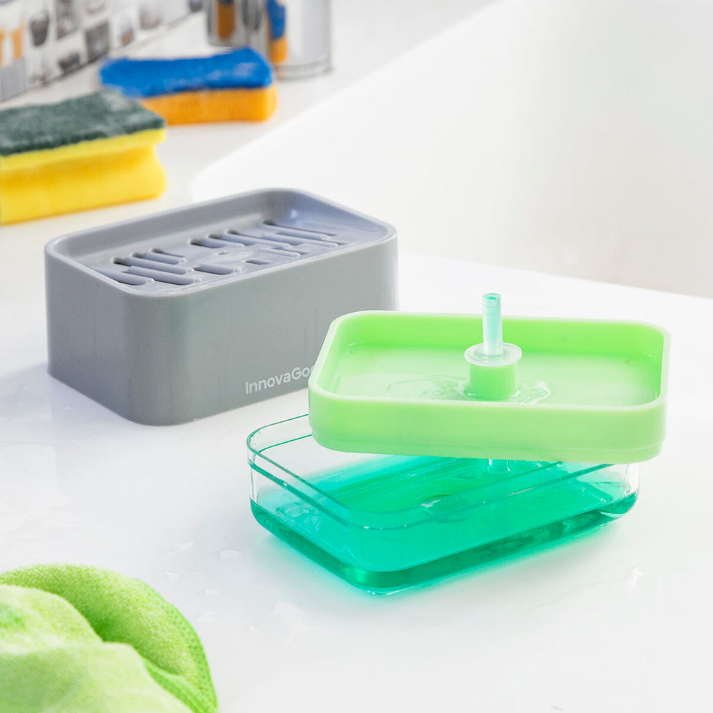 2-in-1 Soap Dispenser for the Kitchen Sink Pushoap InnovaGoods-6