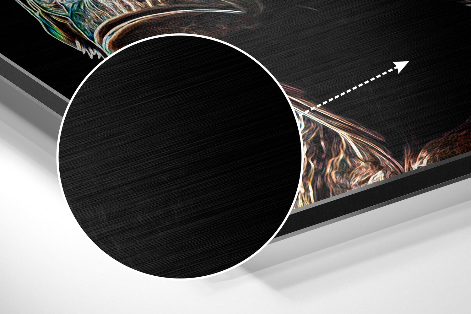 3 Wise Monkeys Brushed Aluminum Dibond Wall Art-2