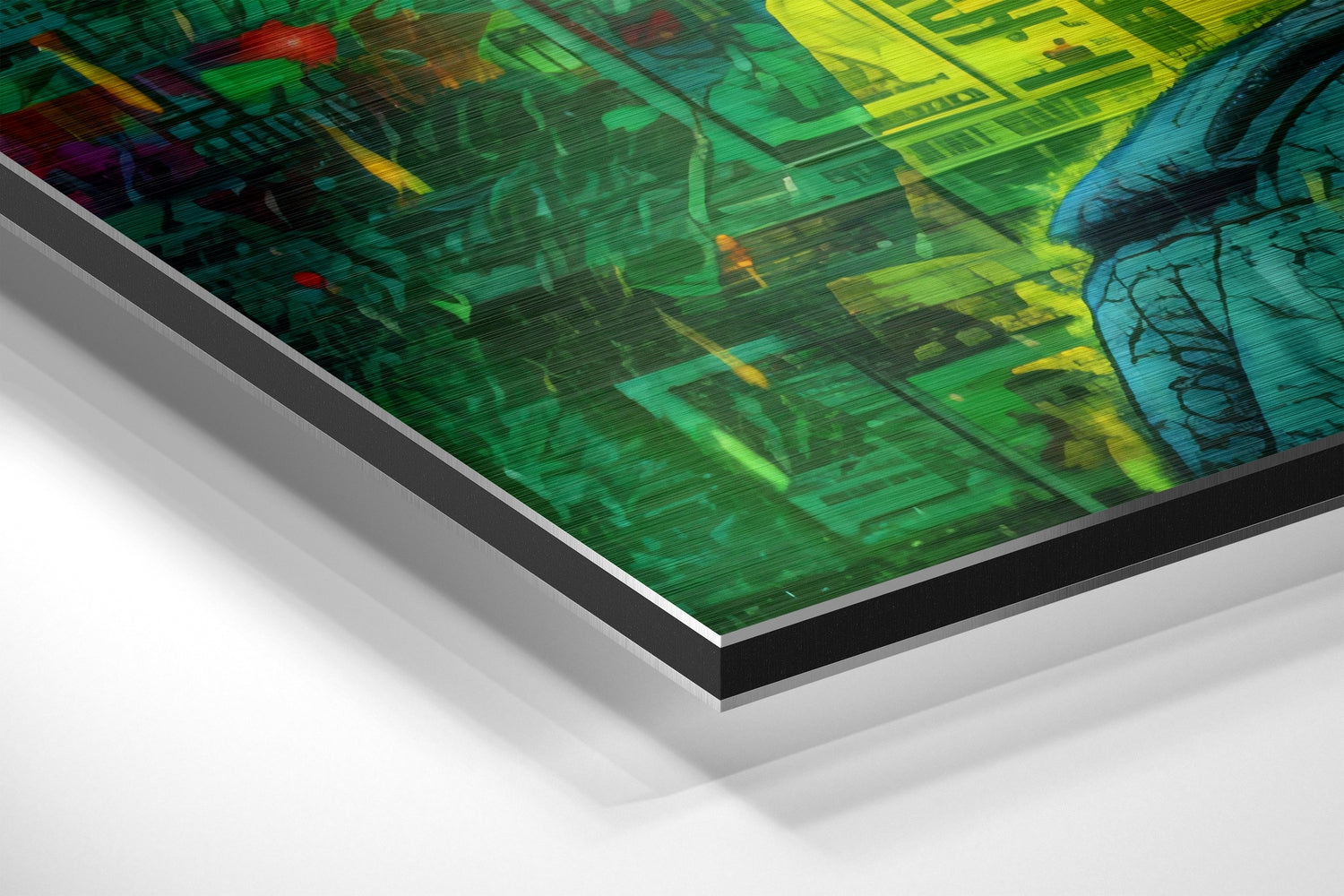 Cool Girl Brushed Aluminum Dibond Wall Art-1