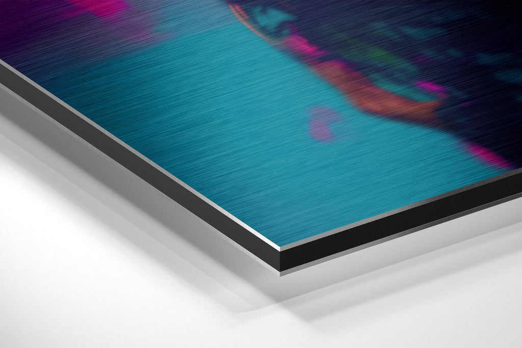 Fashionate Panda Brushed Aluminum Dibond Wall Art-1