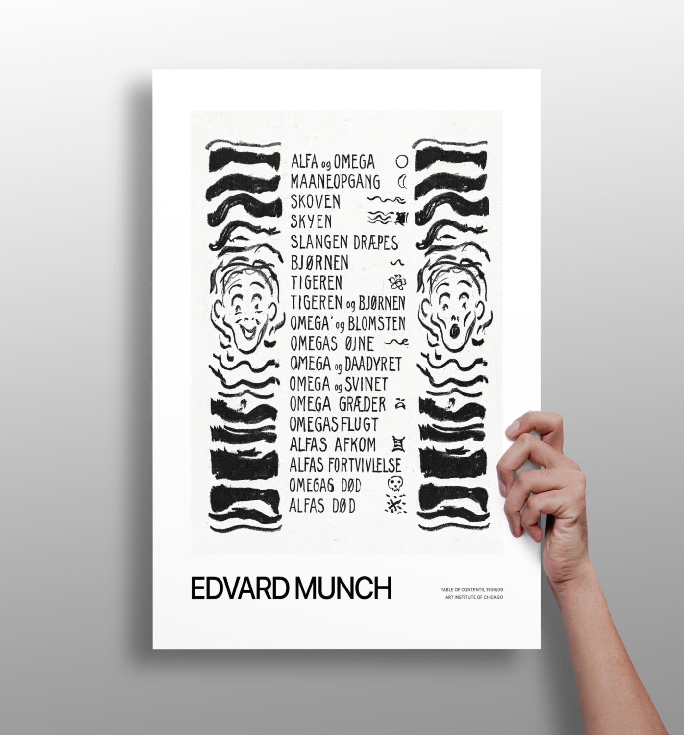 Edward MUNCH Aluminum Print-0