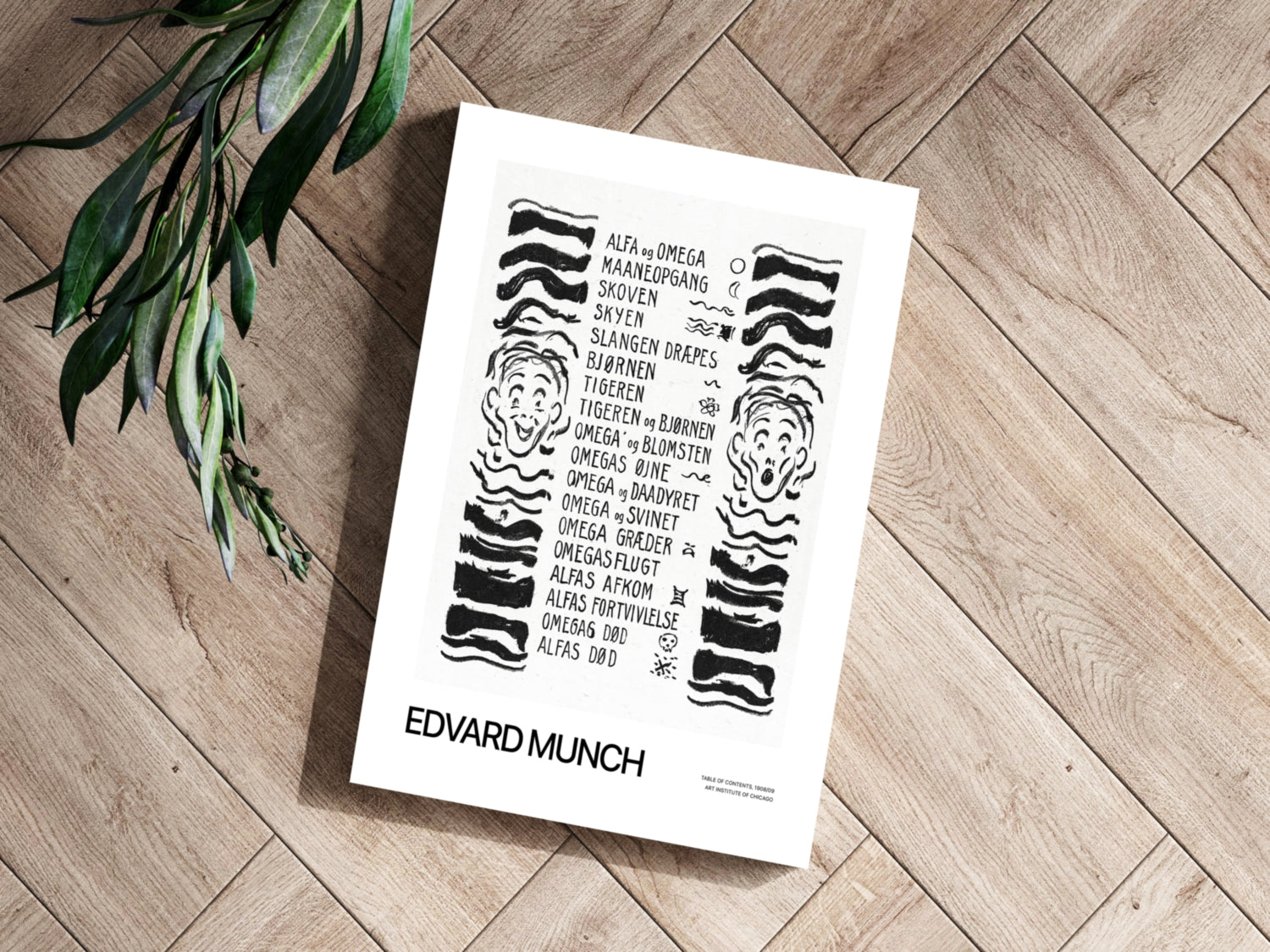 Edward MUNCH Aluminum Print-2