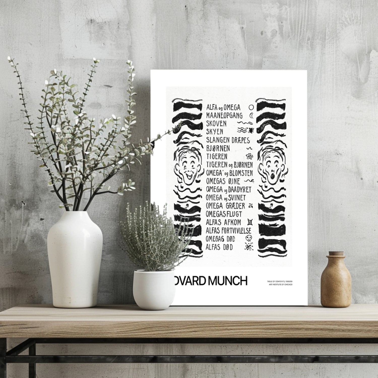 Edward MUNCH Aluminum Print-1