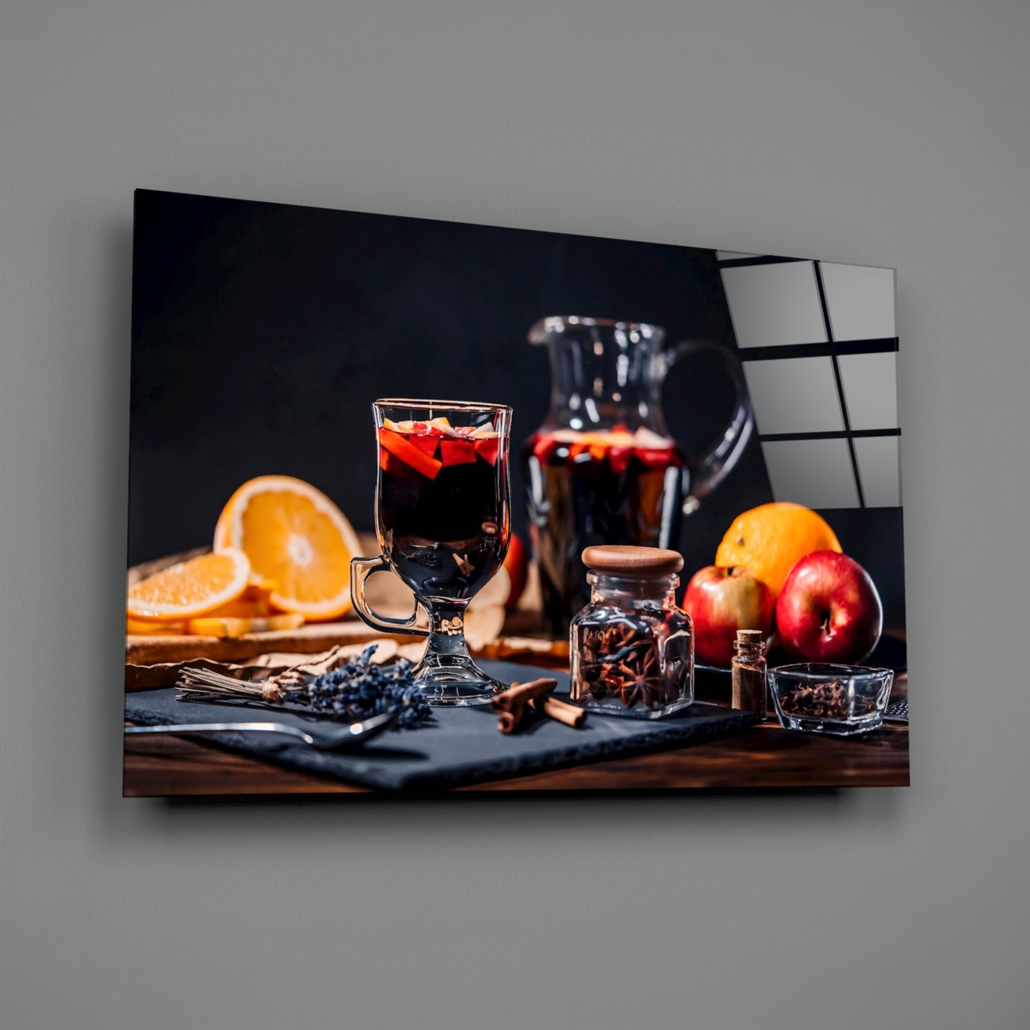 Noel Tea Glass Wall Art-1