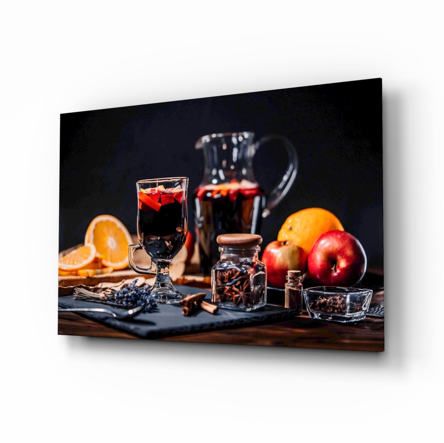 Noel Tea Glass Wall Art-0