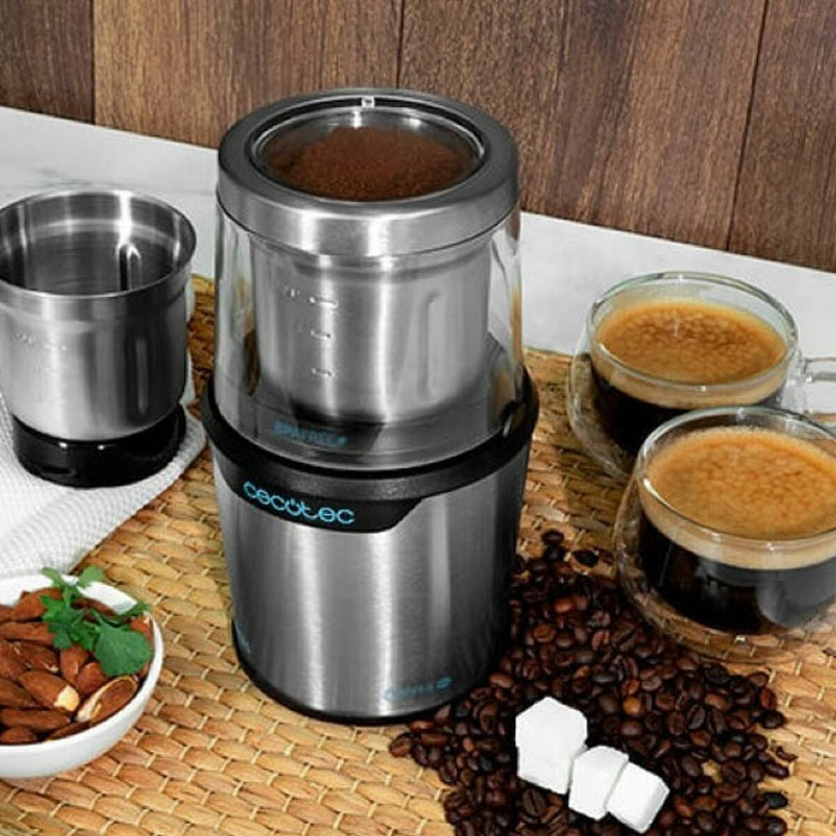 Electric Grinder Cecotec TitanMill 300 DuoClean Stainless steel 300 W-1