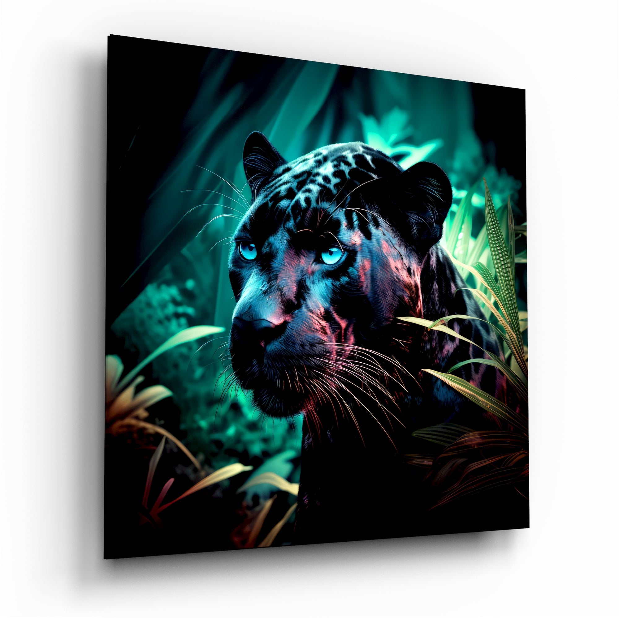 Panther Glass Wall Art  || Designers Collection-0