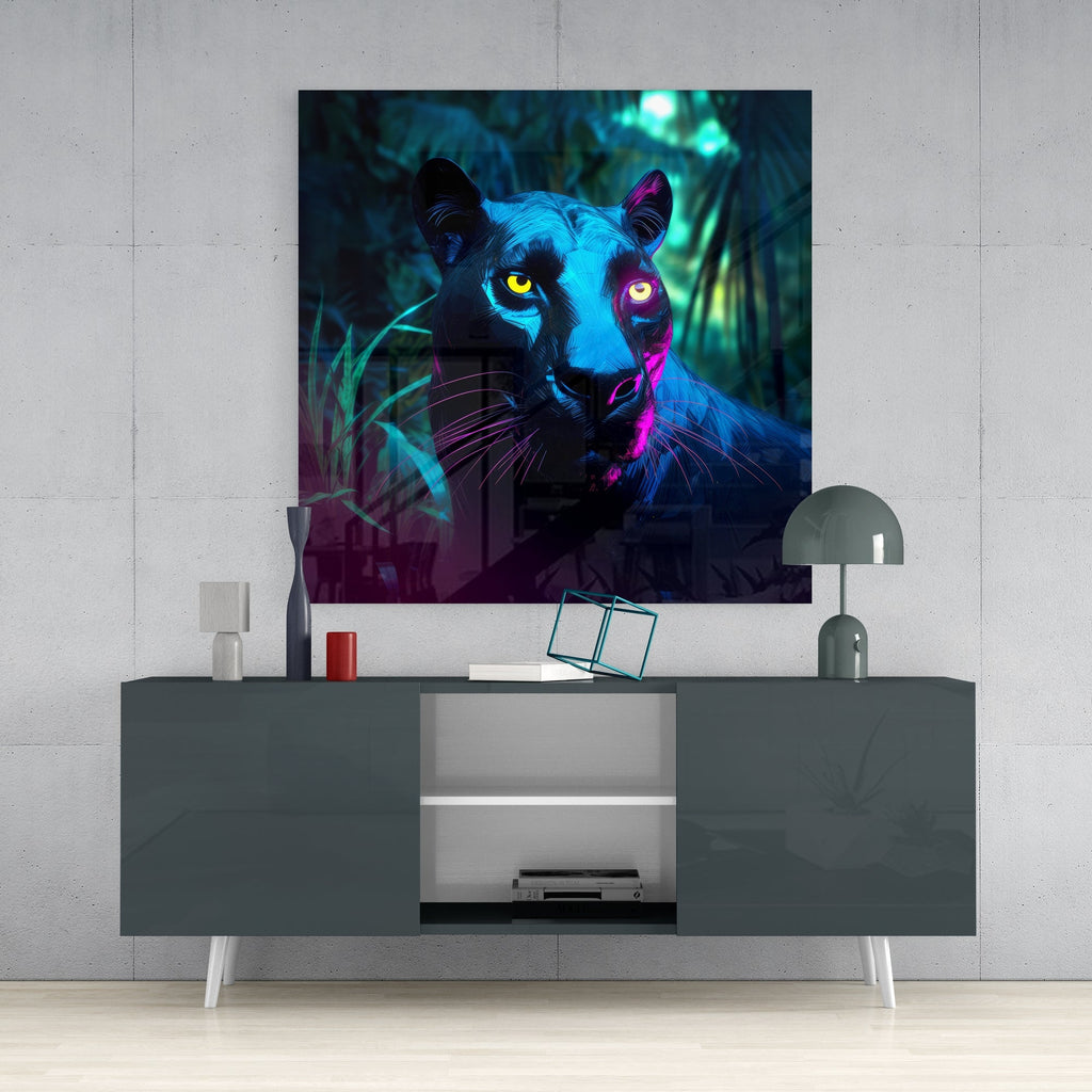 Panther Glass Wall Art  || Designers Collection-3
