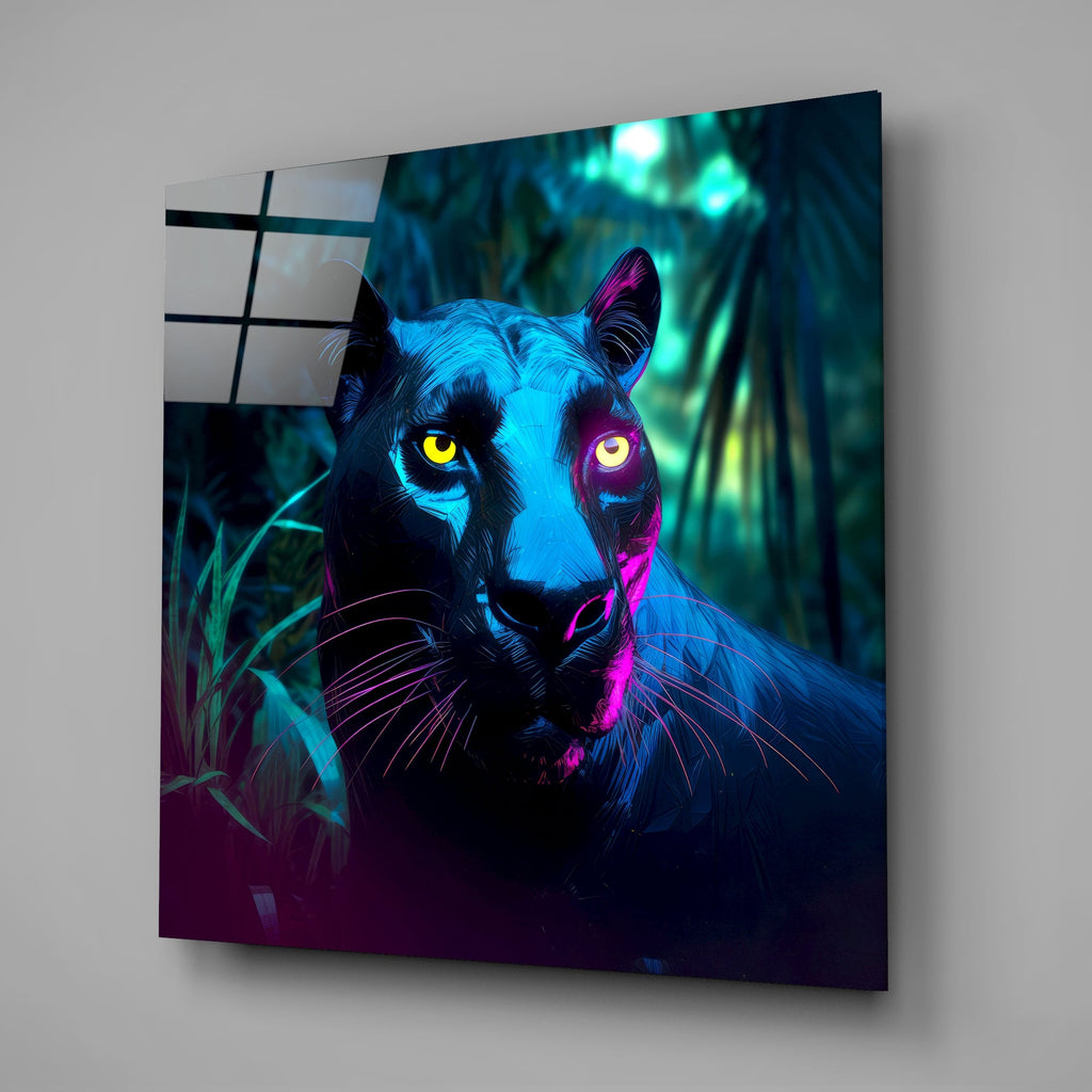 Panther Glass Wall Art  || Designers Collection-1