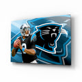 Carolina Panthers Glass Wall Art-0