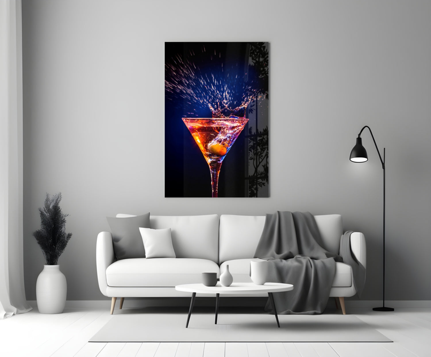 Coctail Glass Wall Art-2