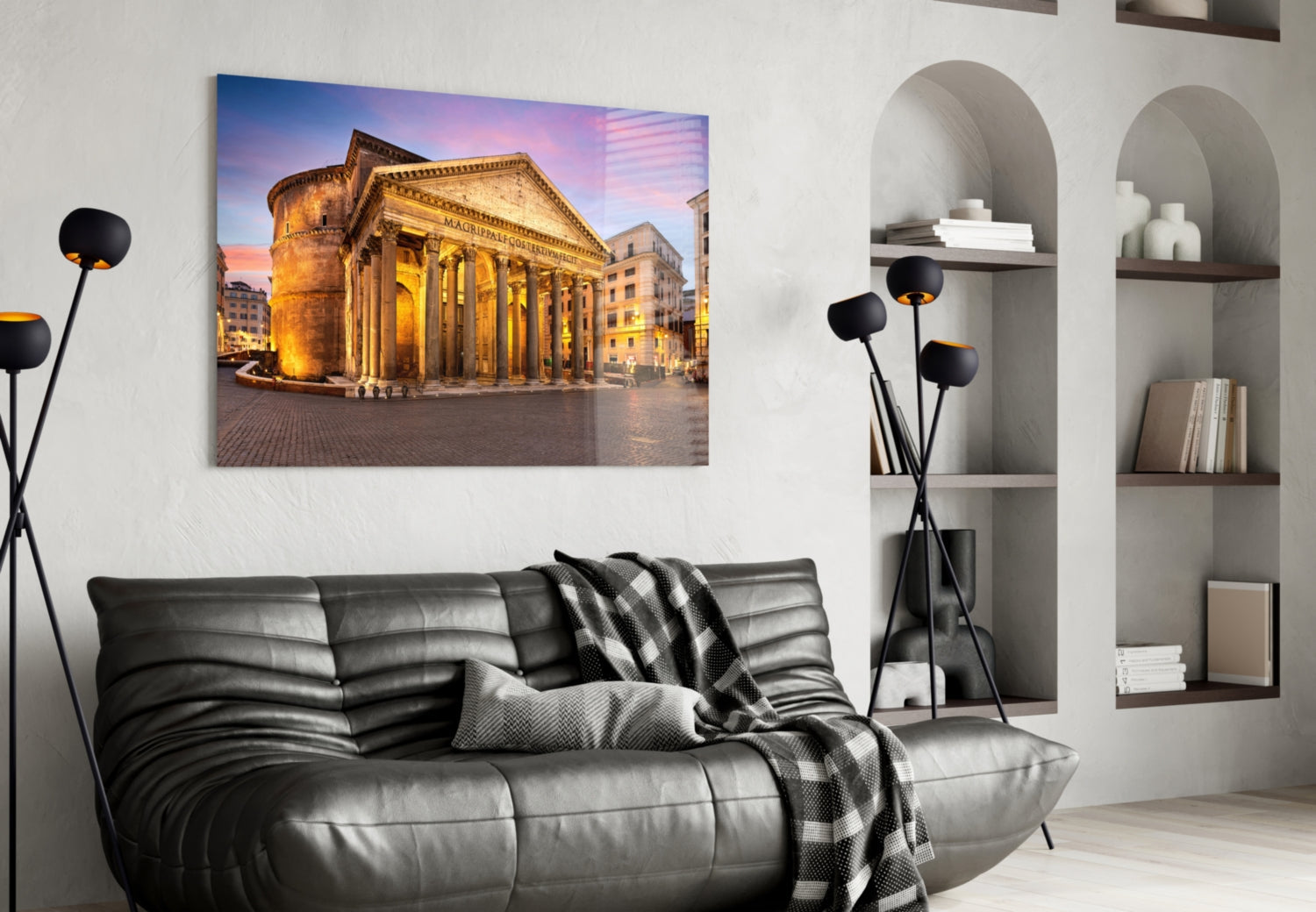 Pantheon Glass Wall Art-3