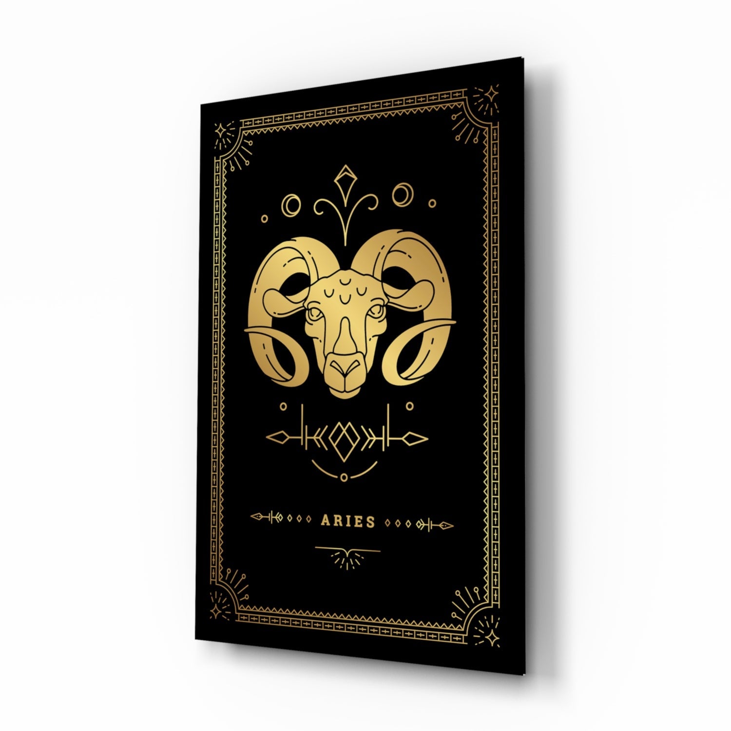 Aries Glass Wall Art-0