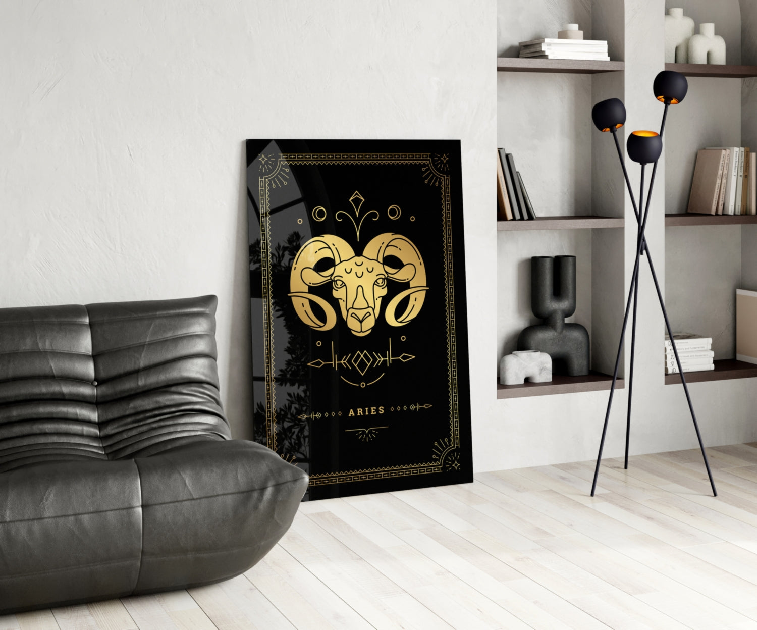 Aries Glass Wall Art-4